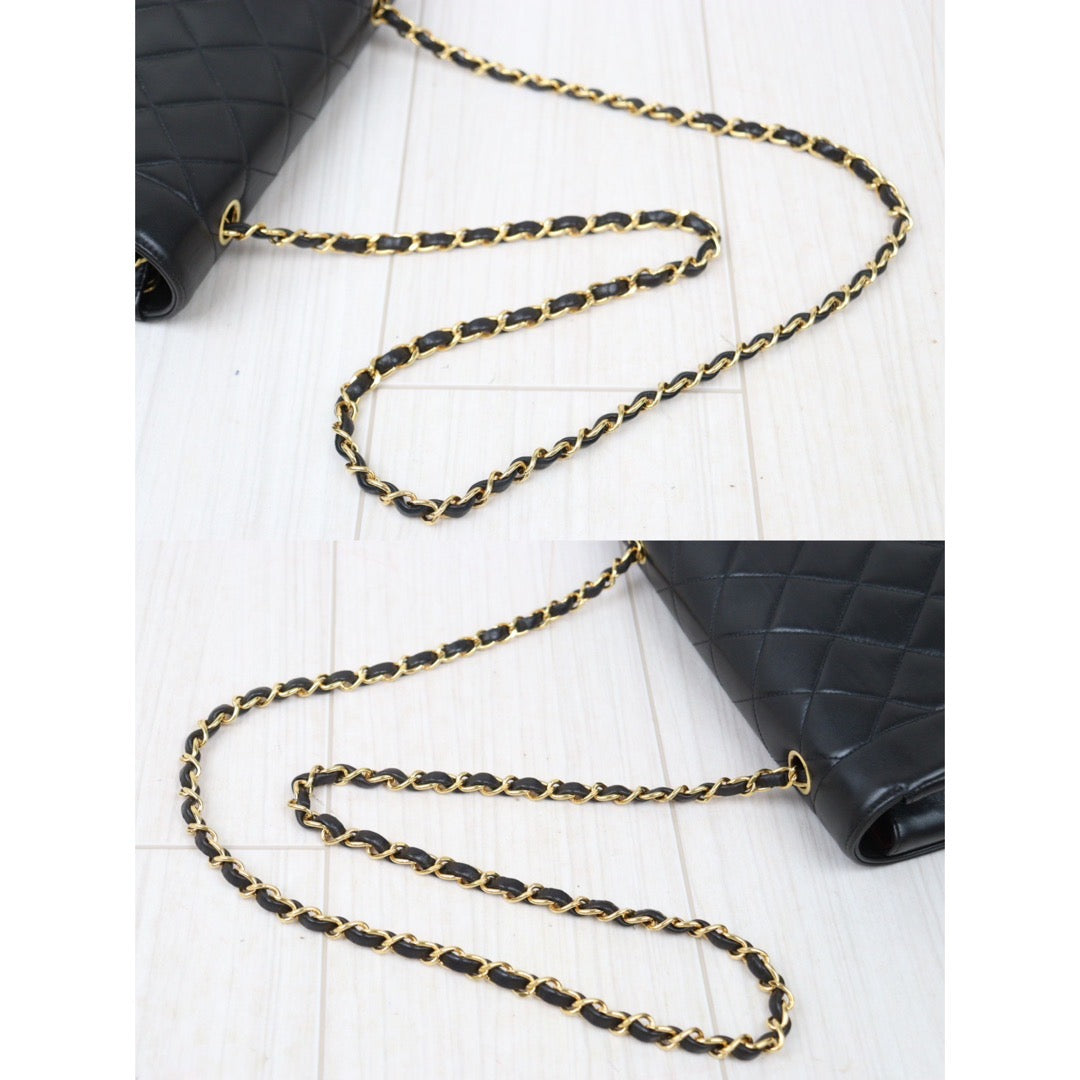 Rank A｜ CHANEL Matrasse Diana 25 Lamb Skin  Chain Bag Made in 1991-1994 Year｜P24061129