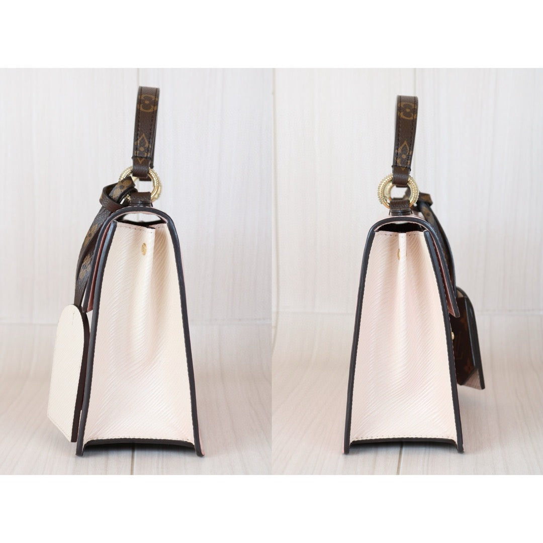 Very Good ( Rank A)｜LV Monogram Street Spring HandBag With ShoulderBag Pink｜S24082203