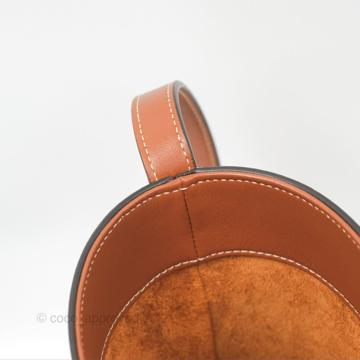 Celine Small Bucket Cuir Triomphe in Calfskin Tan