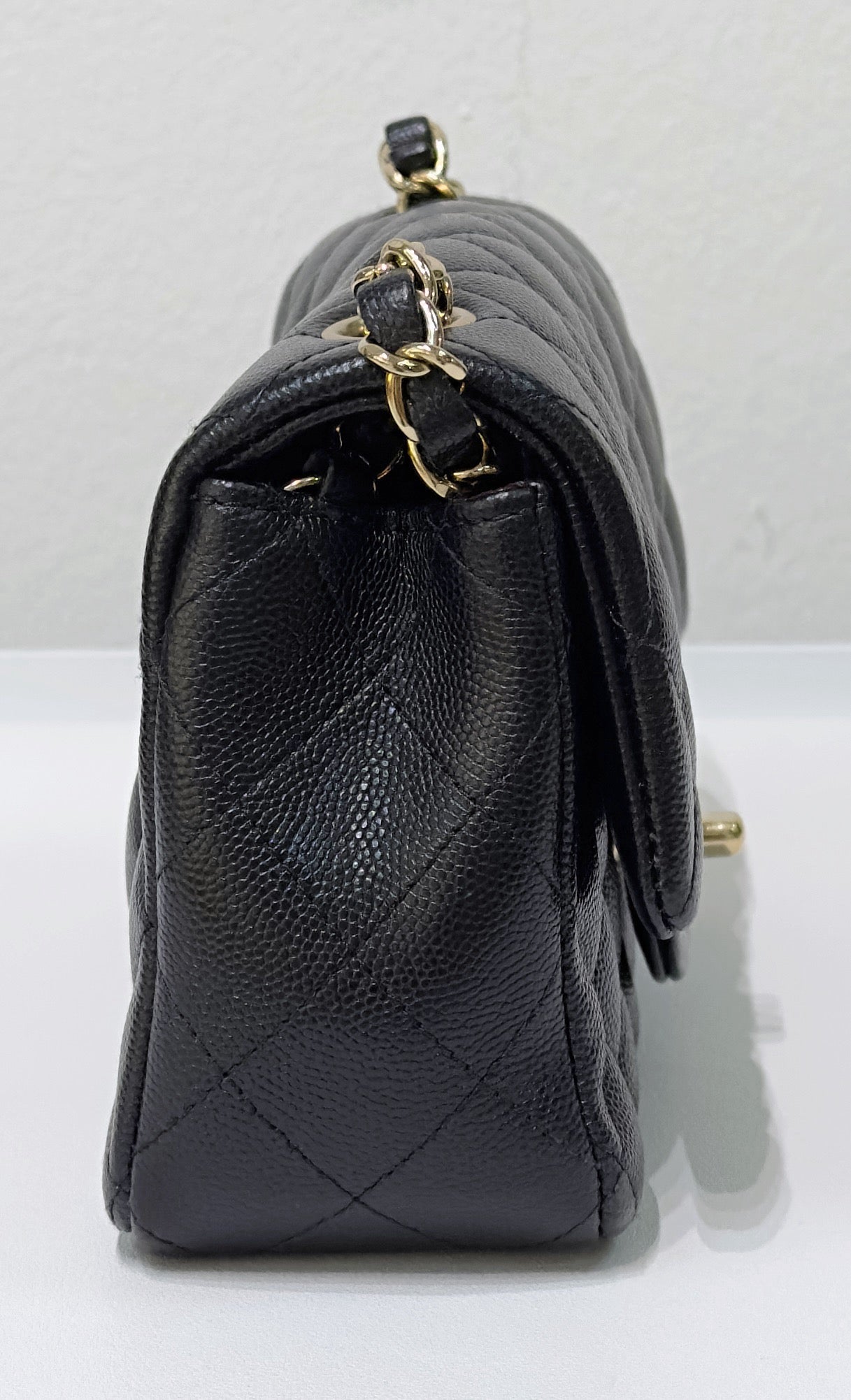 Chanel Mini Rectangular Classic Flap Black Bag 17B GHW