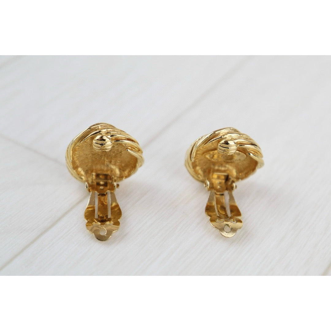 Good ( Rank AB)｜CHANEL Coco Mark Gold 24 Plated Earrings ｜H24101902