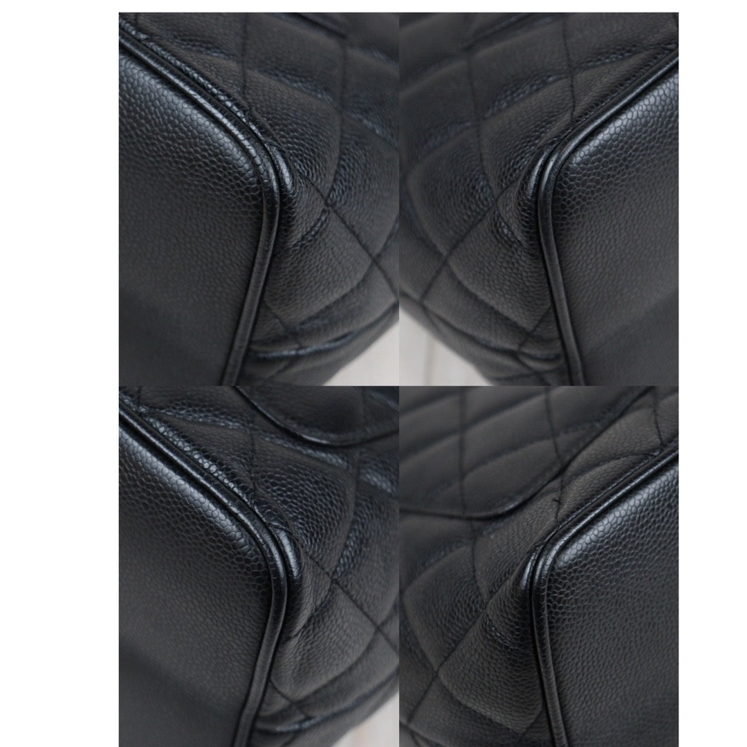 Rank AB｜ CHANEL Caviar Skin Leather Calf Leather Tote Bag Made In 2006～2008Year｜24010821