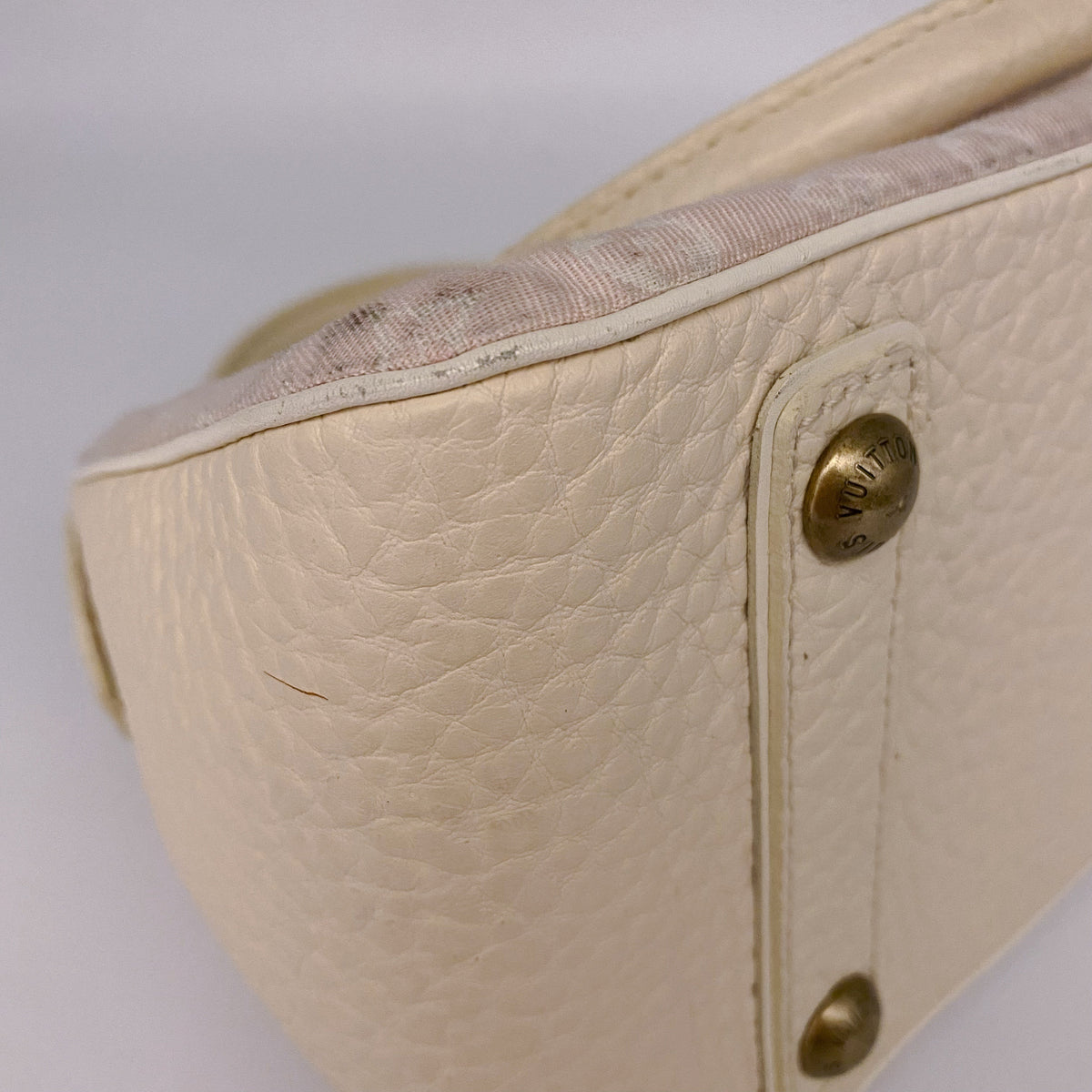 Louis Vuitton Pink Mini Lin Trapeze Handbag