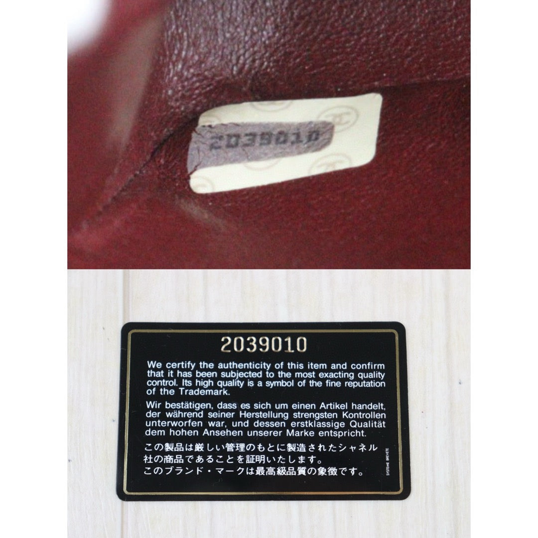 Good ( Rank AB)｜ CHANEL Matrasse Diana 25 Lamb Skin  Chain Bag Made in 1991-1994 Year｜P25031406