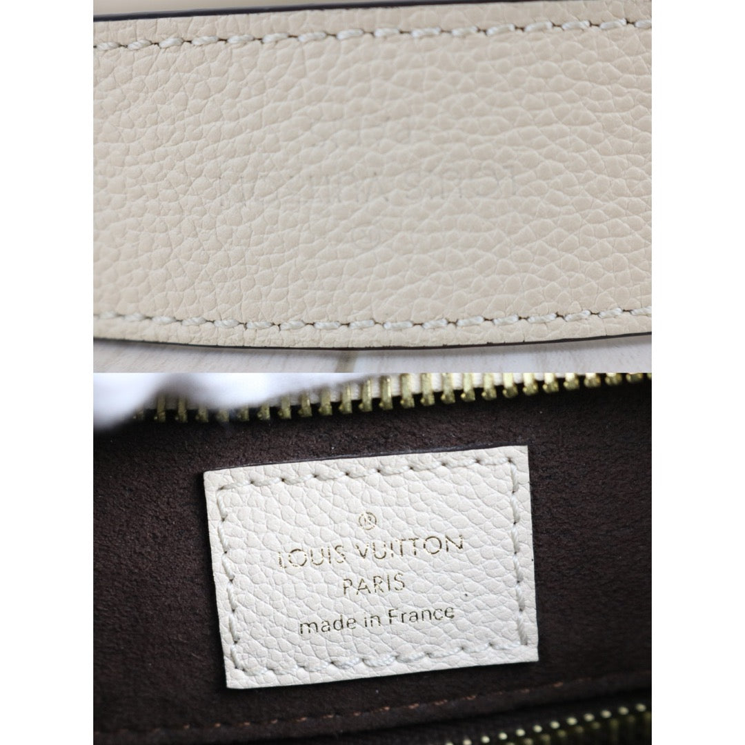 Very Good ( Rank A) ｜LV Monogram Leather Empreinte carryall PM White Shoulder Bag｜B25012202