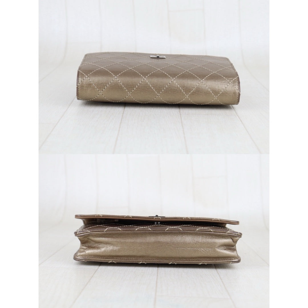 Fair ( Rank B)｜ CHANEL Matelasse Chain  Lamb Skin WOC Golden  Made in 2012Year ｜H25063008