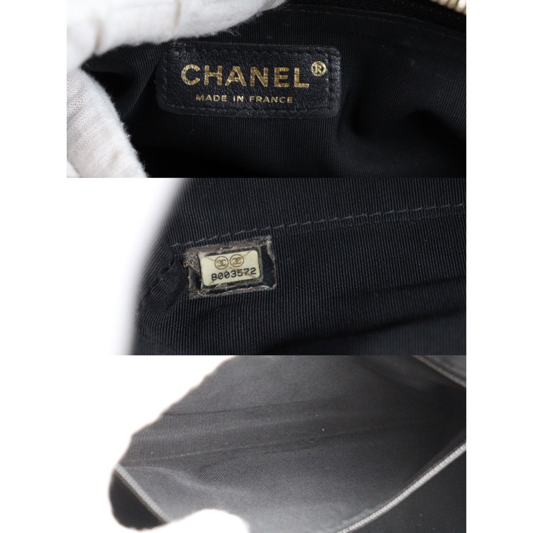 Rank AB ｜ CHANEL Caviar Skin Bowling Bag Black｜V23080315