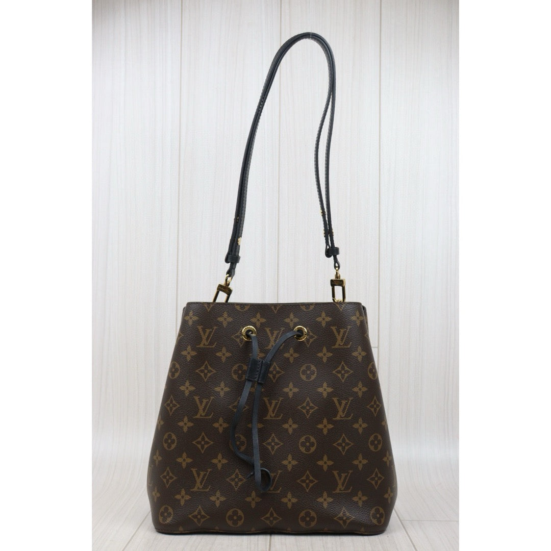 Very Good ( Rank A)｜ LV Monogram Neonoe Canvas  Black Shoulder Bag ｜Counter Price ￥326,700JPY｜S25020906