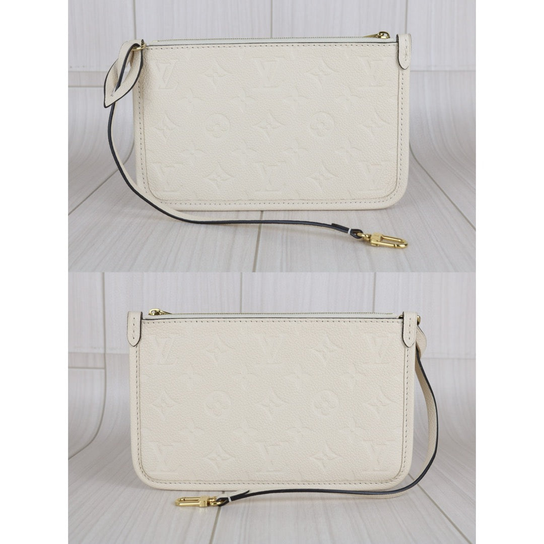 Very Good ( Rank A) ｜LV Monogram Leather Empreinte carryall PM White Shoulder Bag｜B25012202