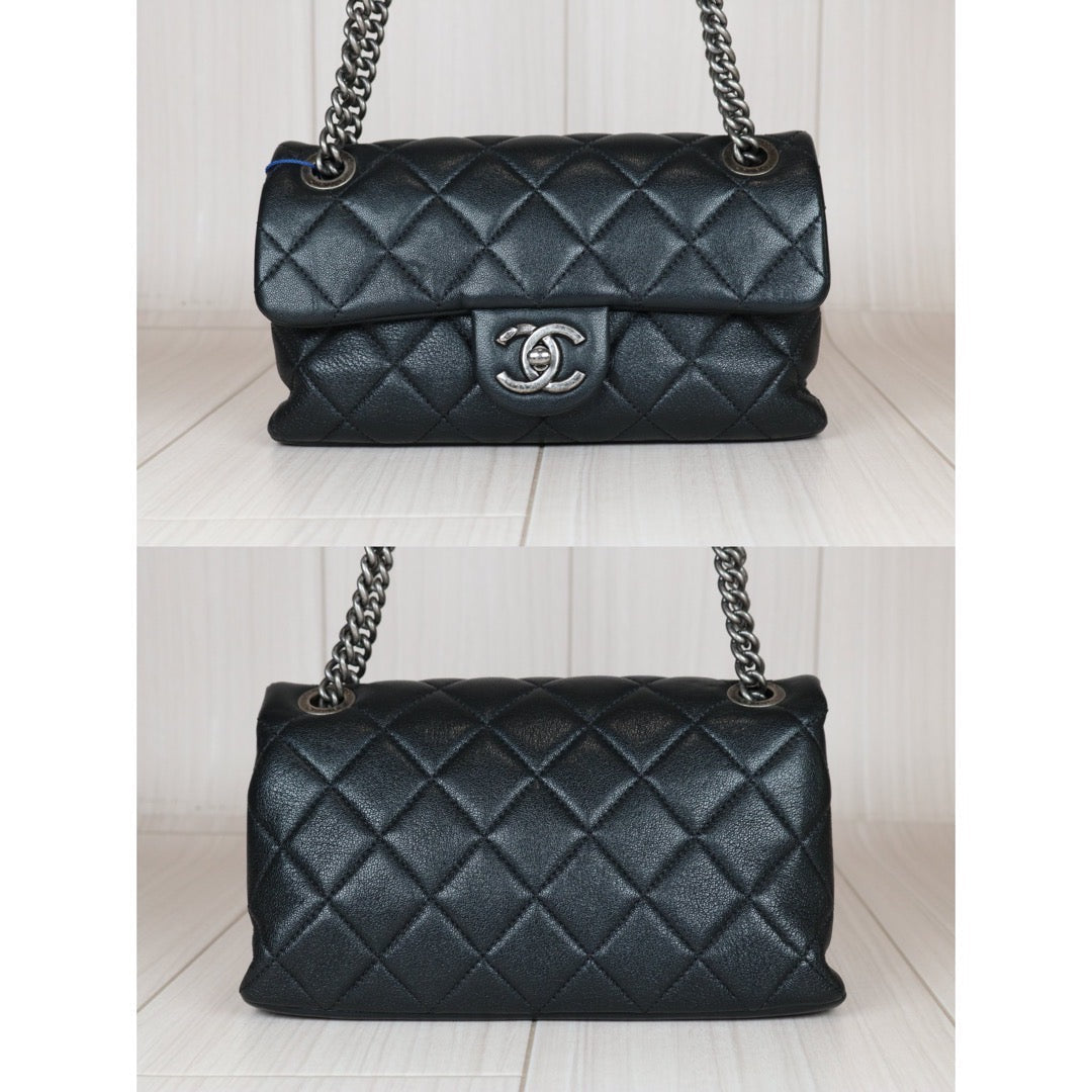 Rank A｜ CHANEL Matrasse Lamb Skin Single  Flap Bag Made in 2014-2015Year｜S24071001