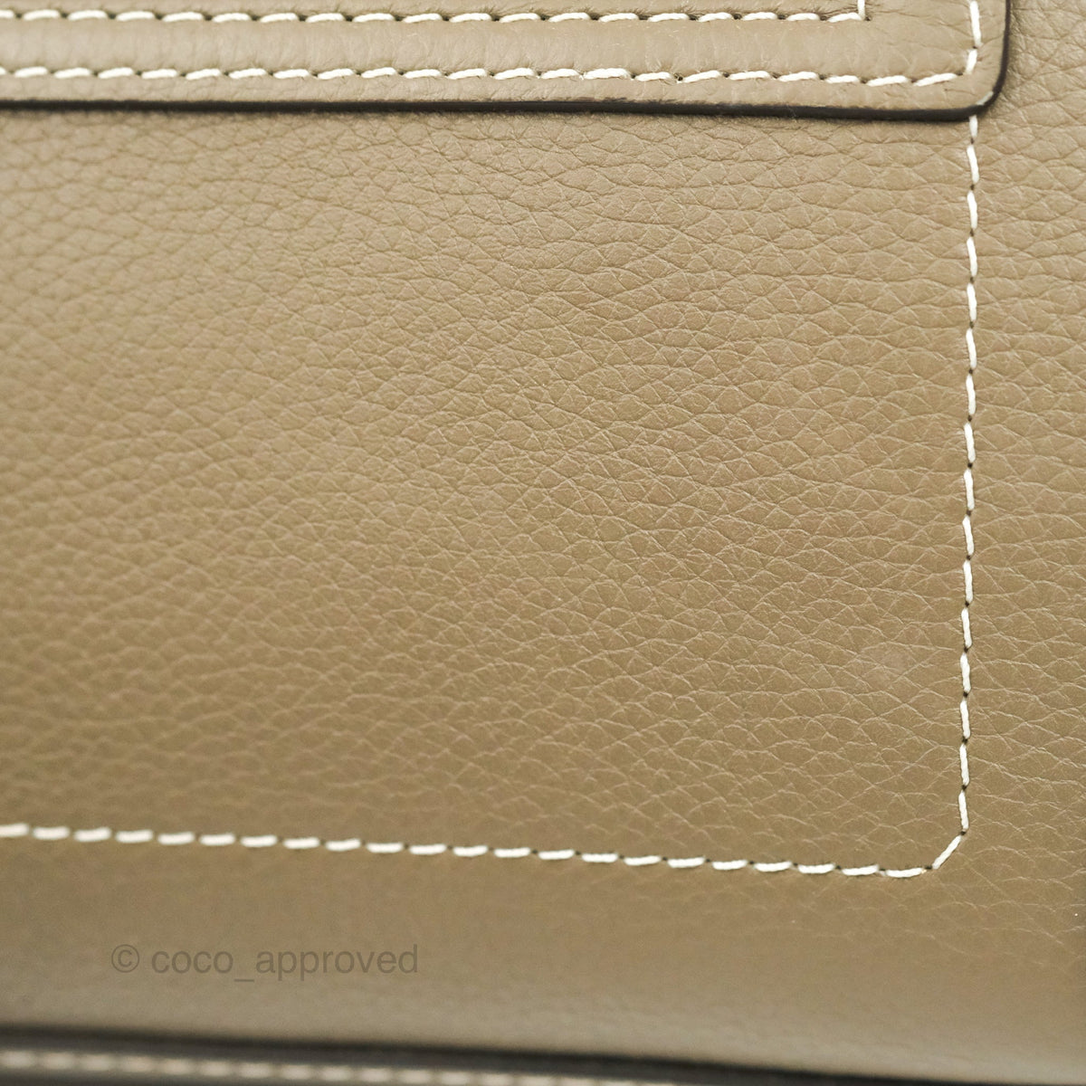 Celine Micro Luggage Handbag Souris Grained Calfskin