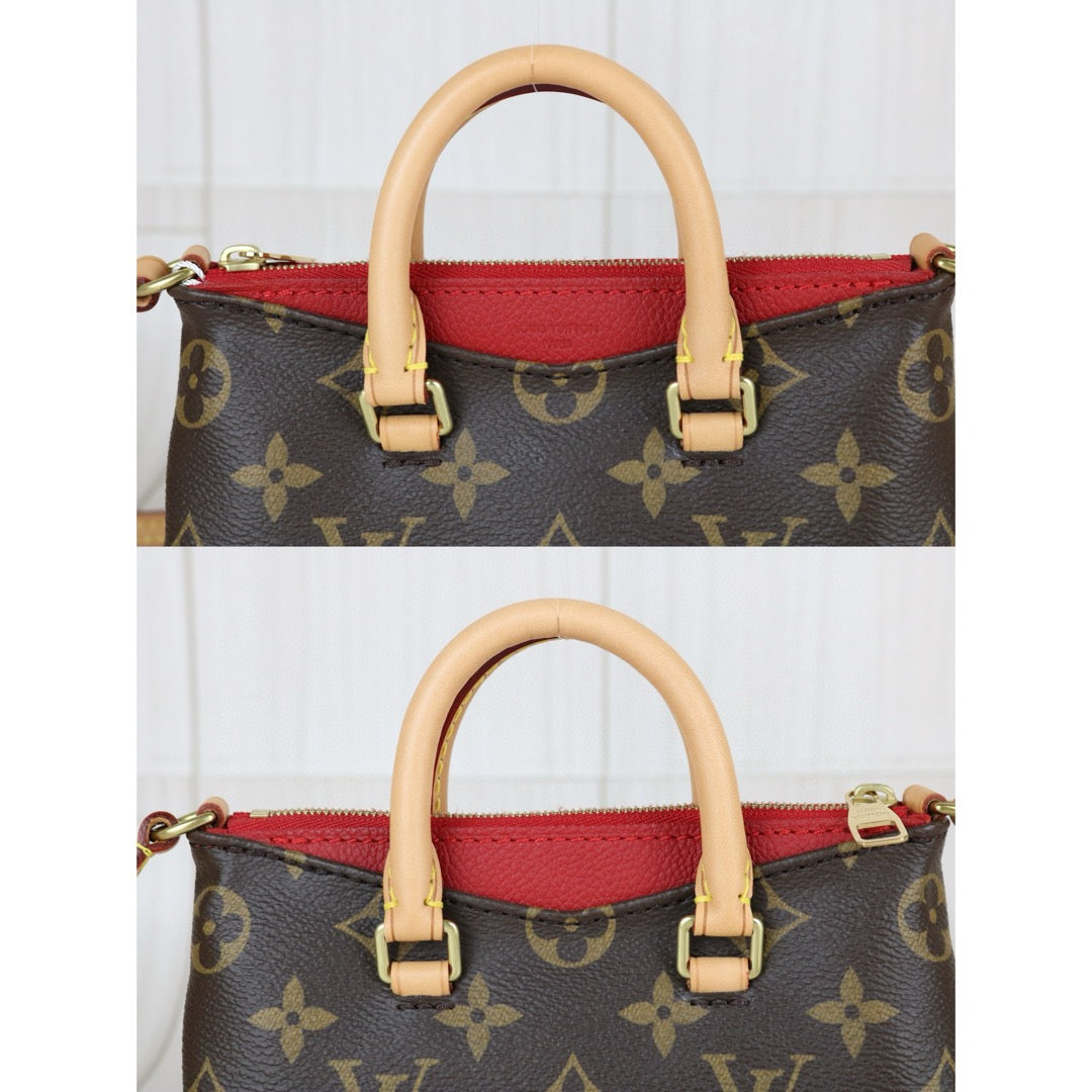 Very Good ( Rank A)｜LV Monogram Pallas Nano Handbag With Shoulder Bag｜X25040710