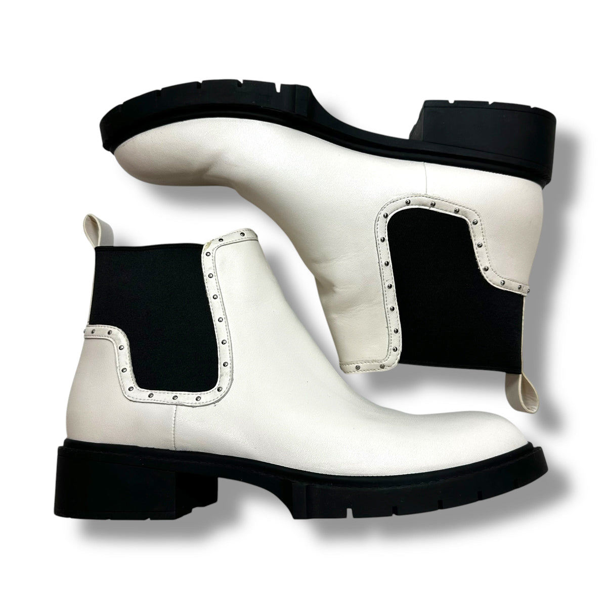 Boots Designer By Coach In White, Size: 11