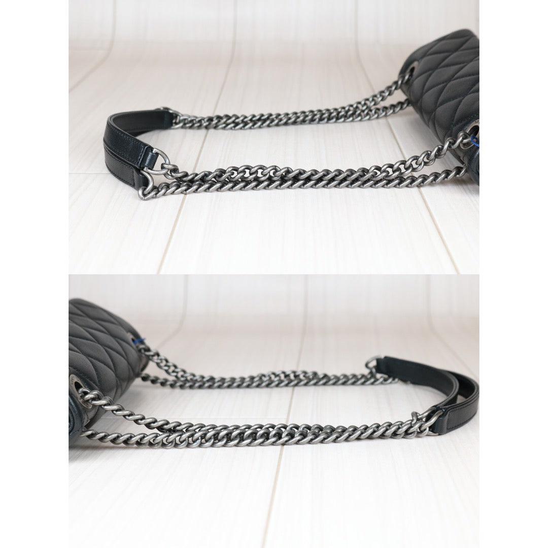 Rank A｜ CHANEL Matrasse Lamb Skin Single  Flap Bag Made in 2014-2015Year｜S24071001
