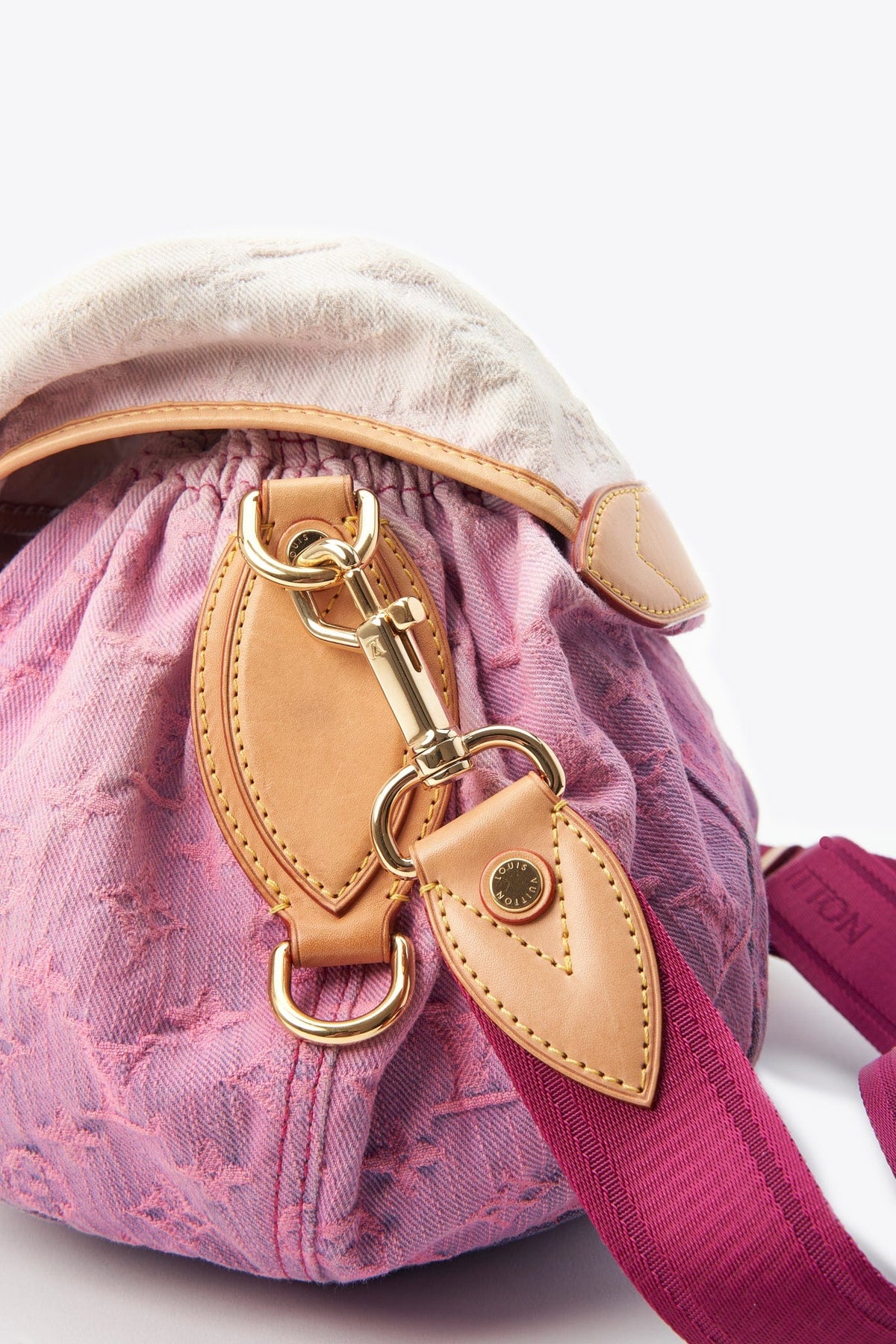 Louis Vuitton Rose Pink Denim Sunburst / Sunshine Bag