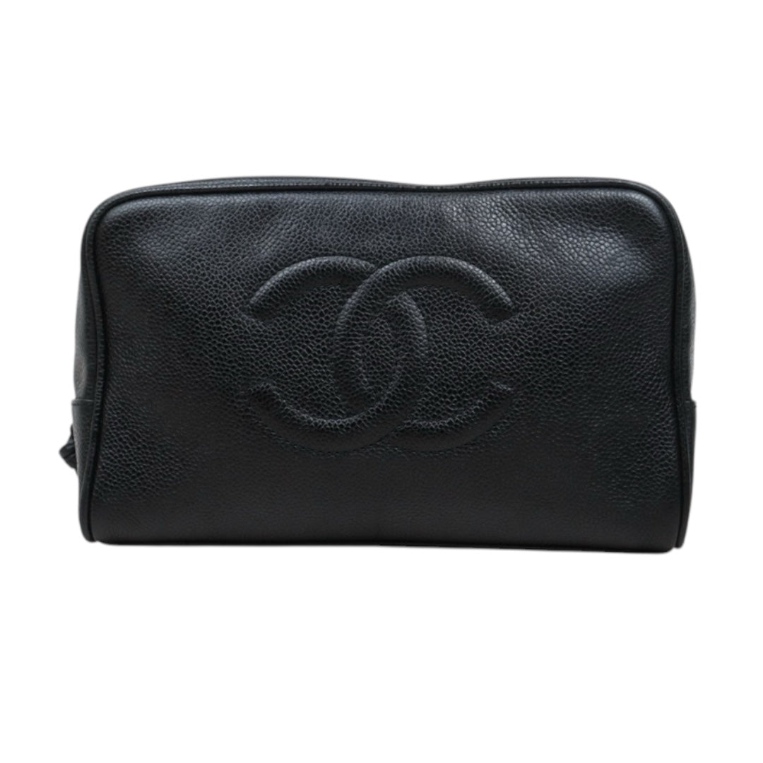 Very Good ( Rank A)｜ CHANEL Caviar Skin Vanity Handbag  Made In 1996～1997Year ｜25042101
