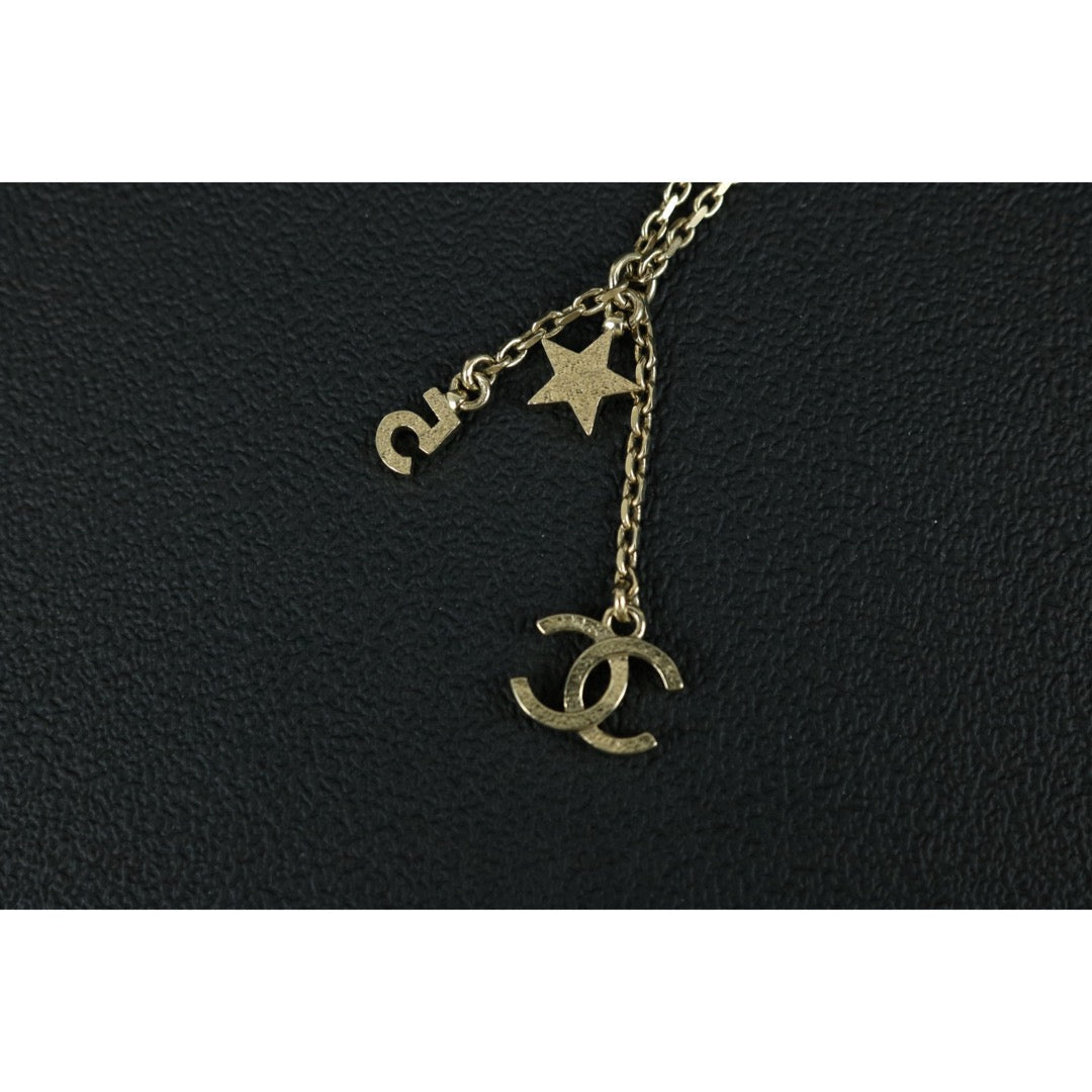 Excellent（Rank SA）｜ CHANEL Coco Mark Star Rhinestone Chocker Necklace ｜F25032509