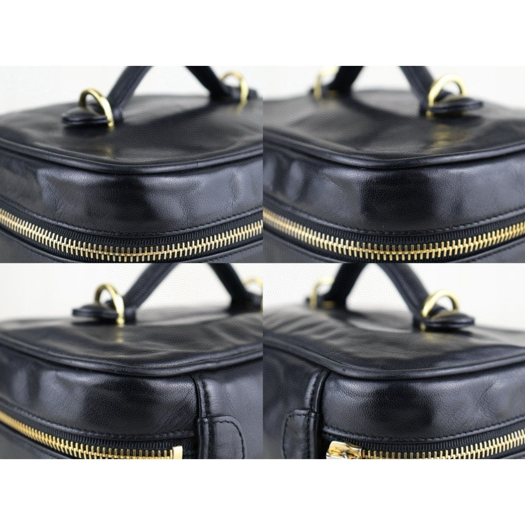 Good ( Rank AB)｜ CHANEL Lamb Skin Vanity Handbag  Made In 1989～1991Year ｜H24112502