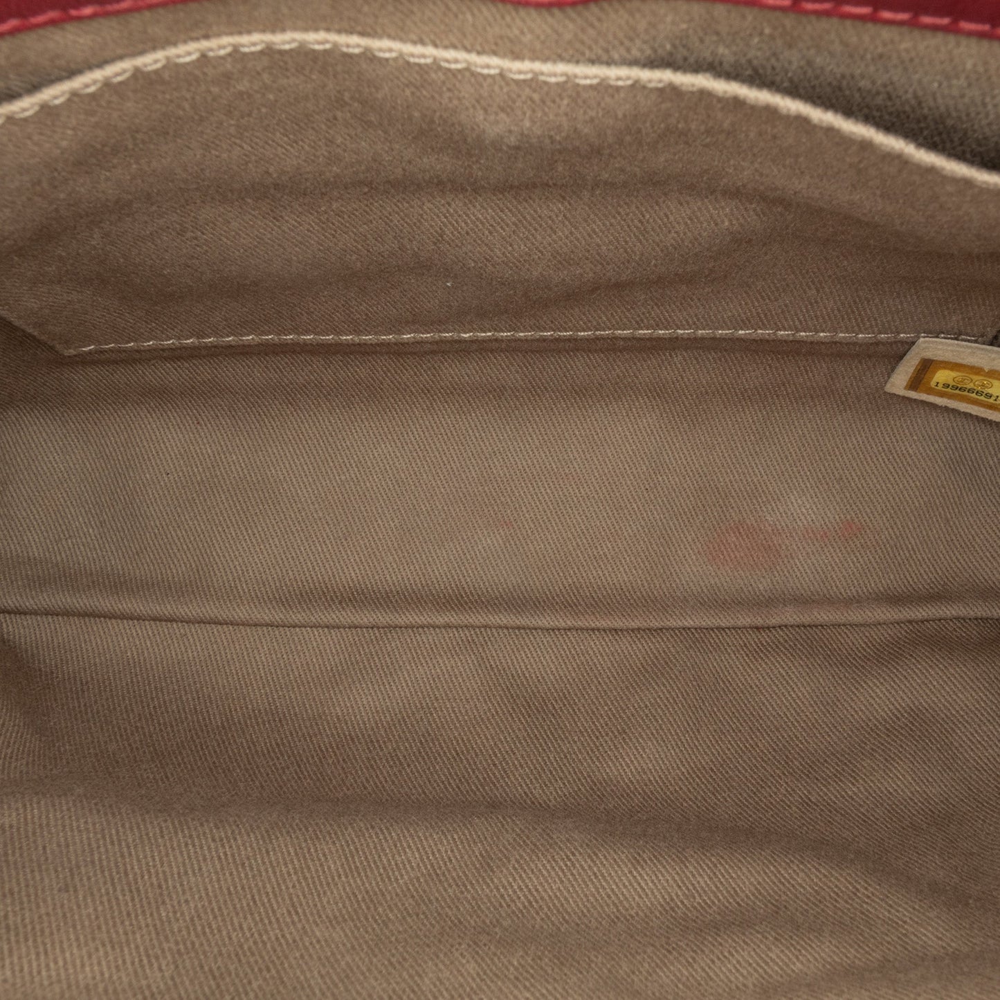 Red Chanel CC Quilted Lambskin Single Flap Shoulder Bag