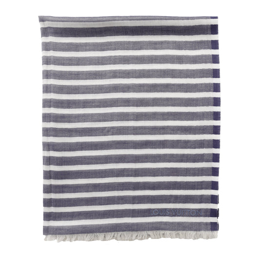 LOUIS VUITTON Louis Vuitton Monogram Stripe Scarf
