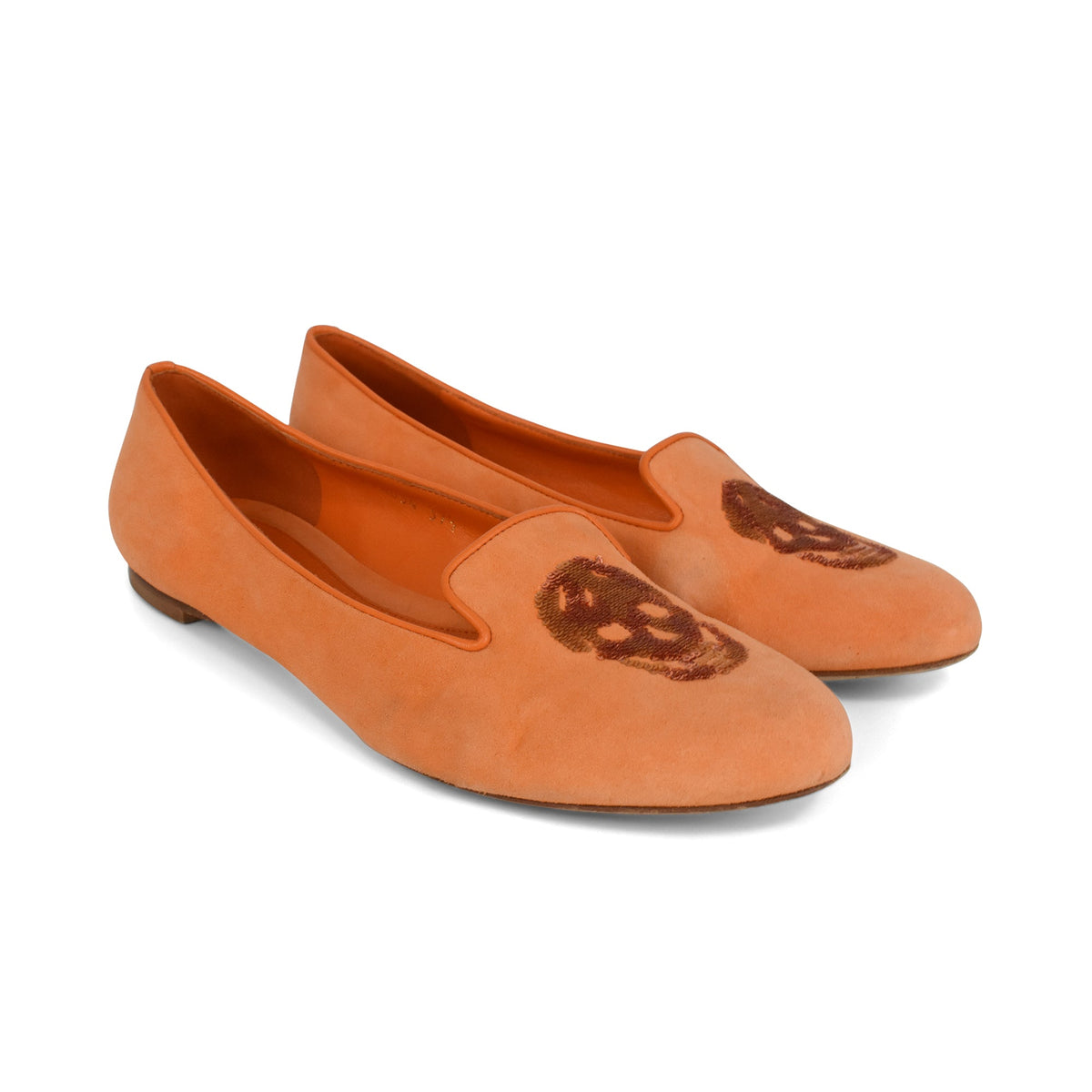 Alexander McQueen 'Skull' Flats - Women's 37.5
