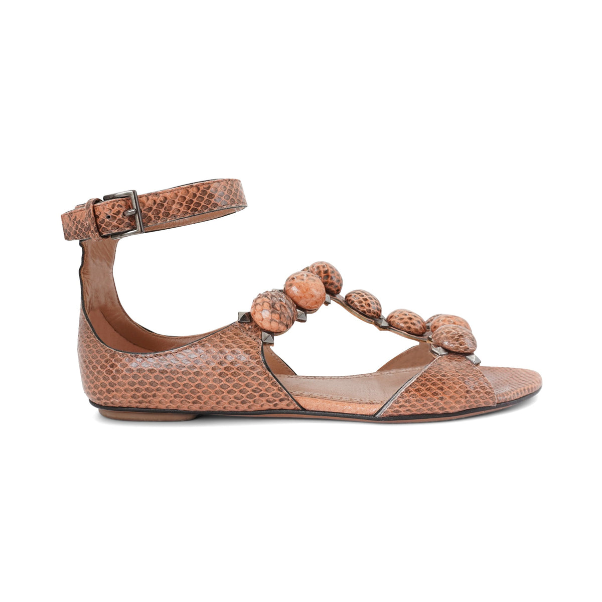 Alaia 'Bombe' T-Strap Sandals - Women's 37.5