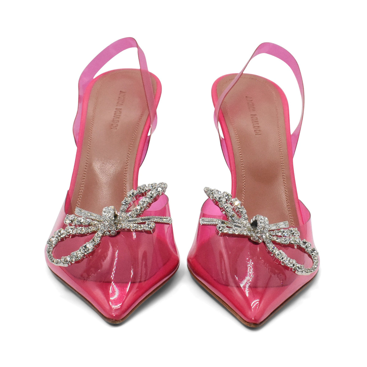 Amina Muaddi 'Rosie' Slingback Heels - Women's 40.5