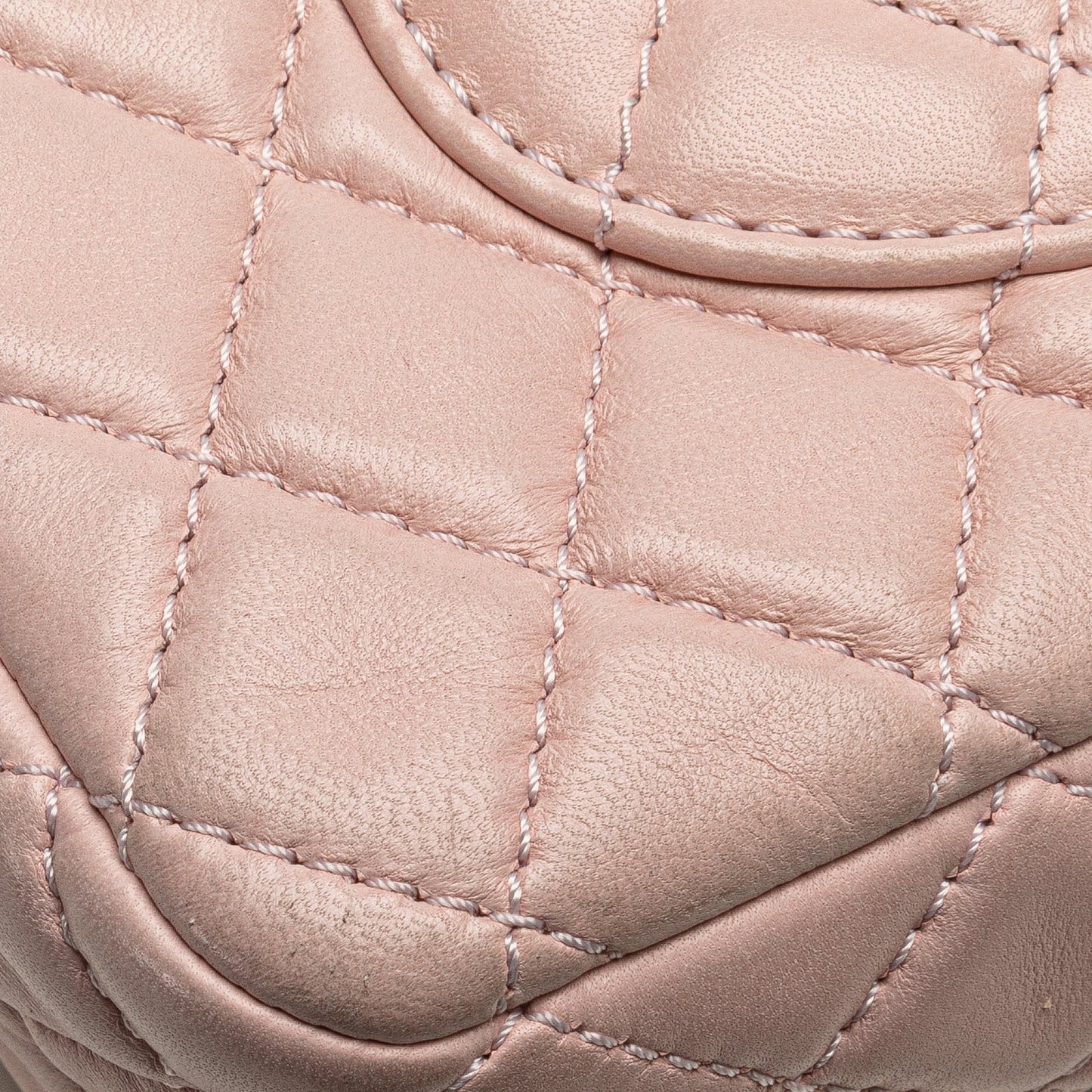Pink Chanel Medium Classic Lambskin Double Flap Shoulder Bag