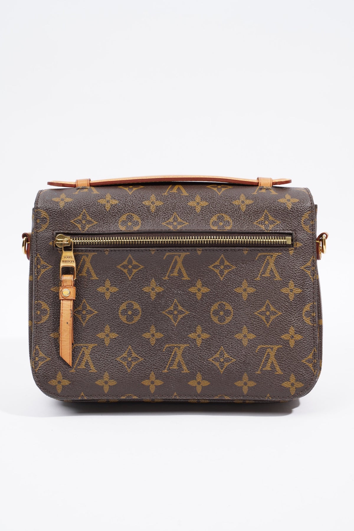Louis Vuitton Pochette Metis Monogram Monogram Brown Coated Canvas