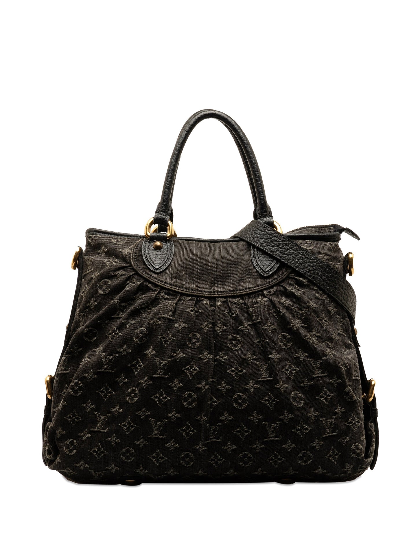 Black Louis Vuitton Monogram Denim Neo Cabby GM Satchel