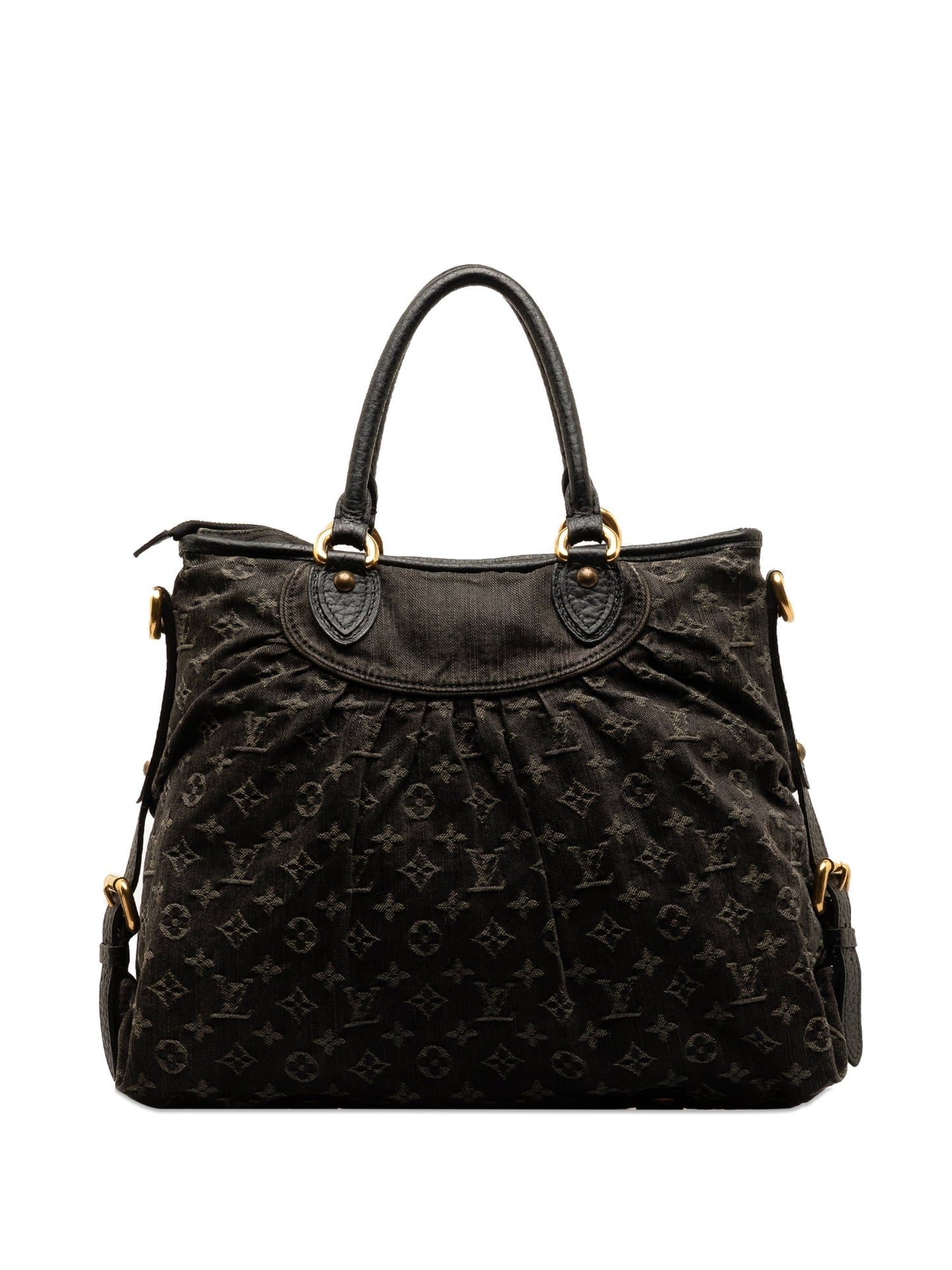 Black Louis Vuitton Monogram Denim Neo Cabby GM Satchel