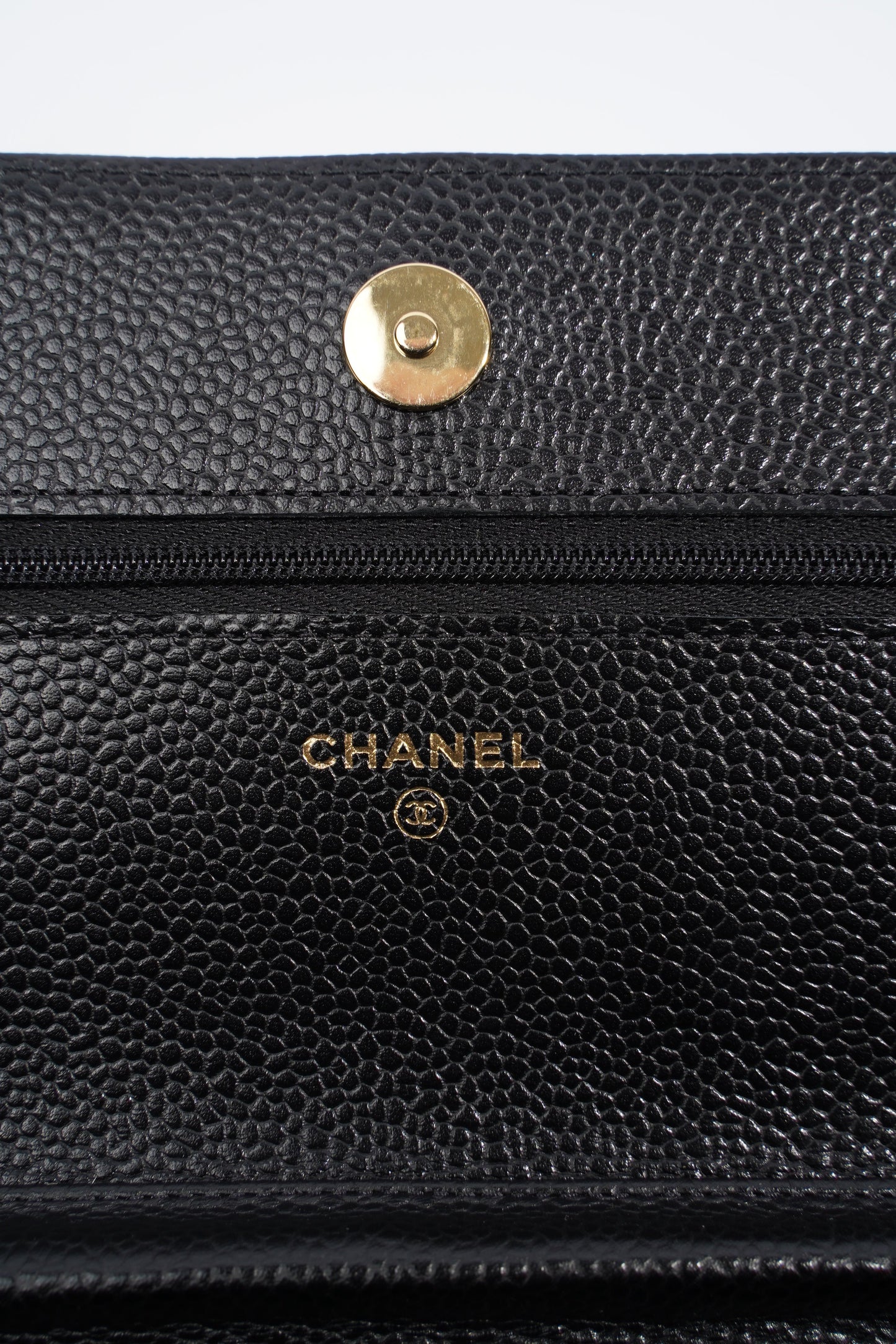 Chanel Wallet On Chain Black Caviar Leather