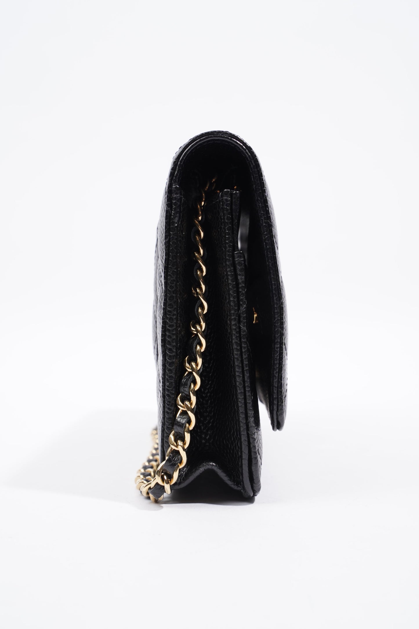 Chanel Wallet On Chain Black Caviar Leather