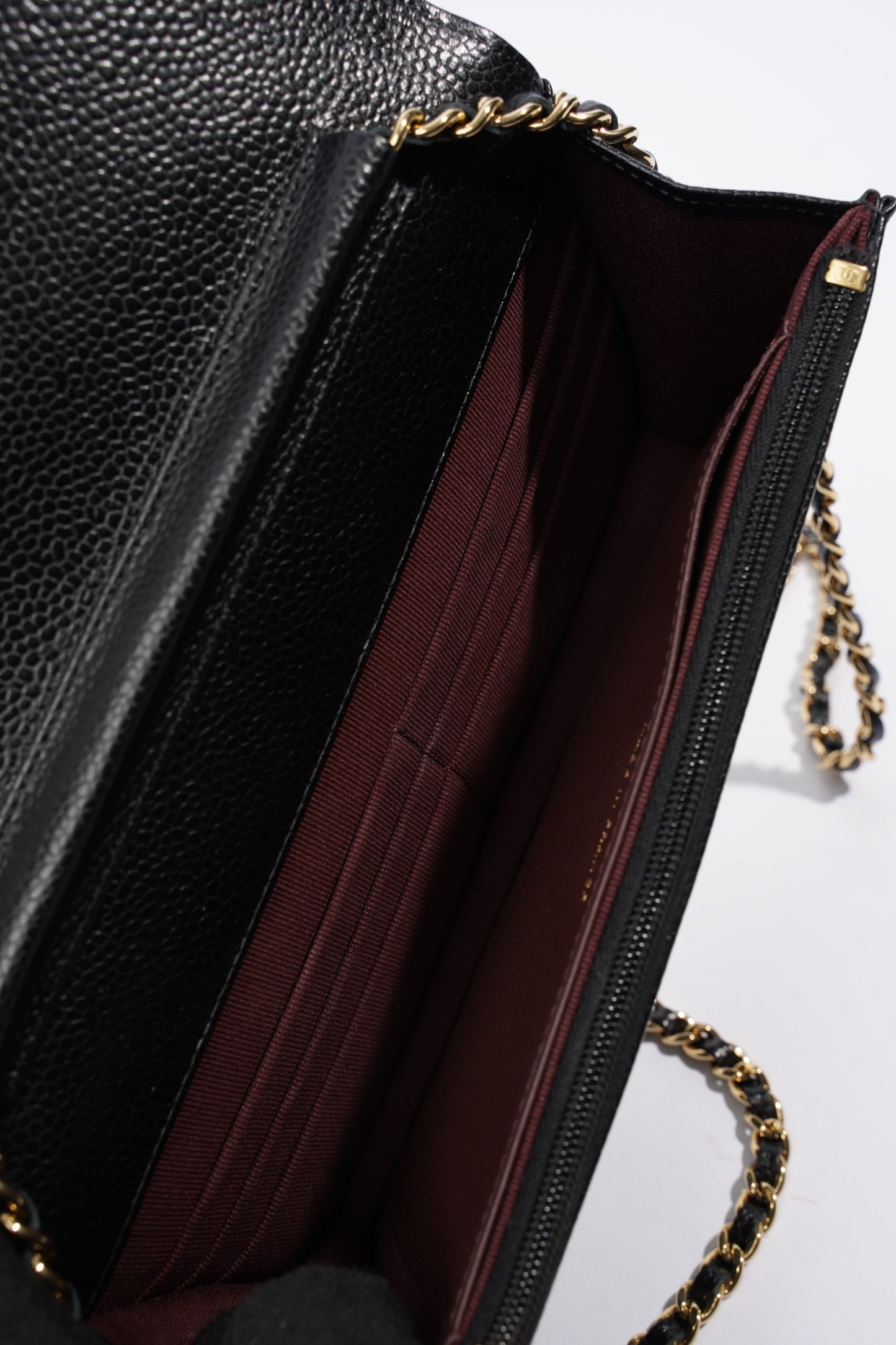 Chanel Wallet On Chain Black Caviar Leather