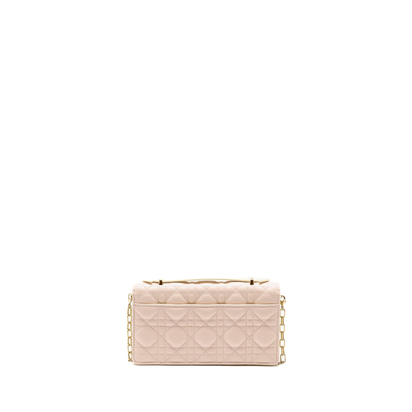 Dior My Dior Mini Bag Lambskin Light Pink/Light Yellow LGHW