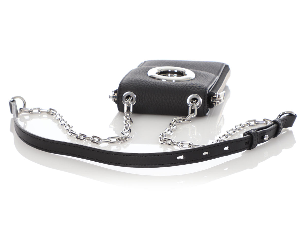 Alexander Wang Black Riot Wallet on a Chain