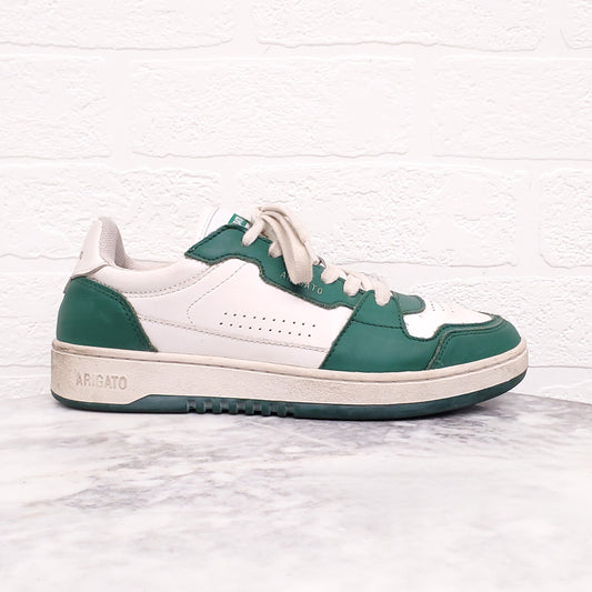 AXEL ARIGATO GREEN AND WHITE SNEAKERS - SIZE 7.5