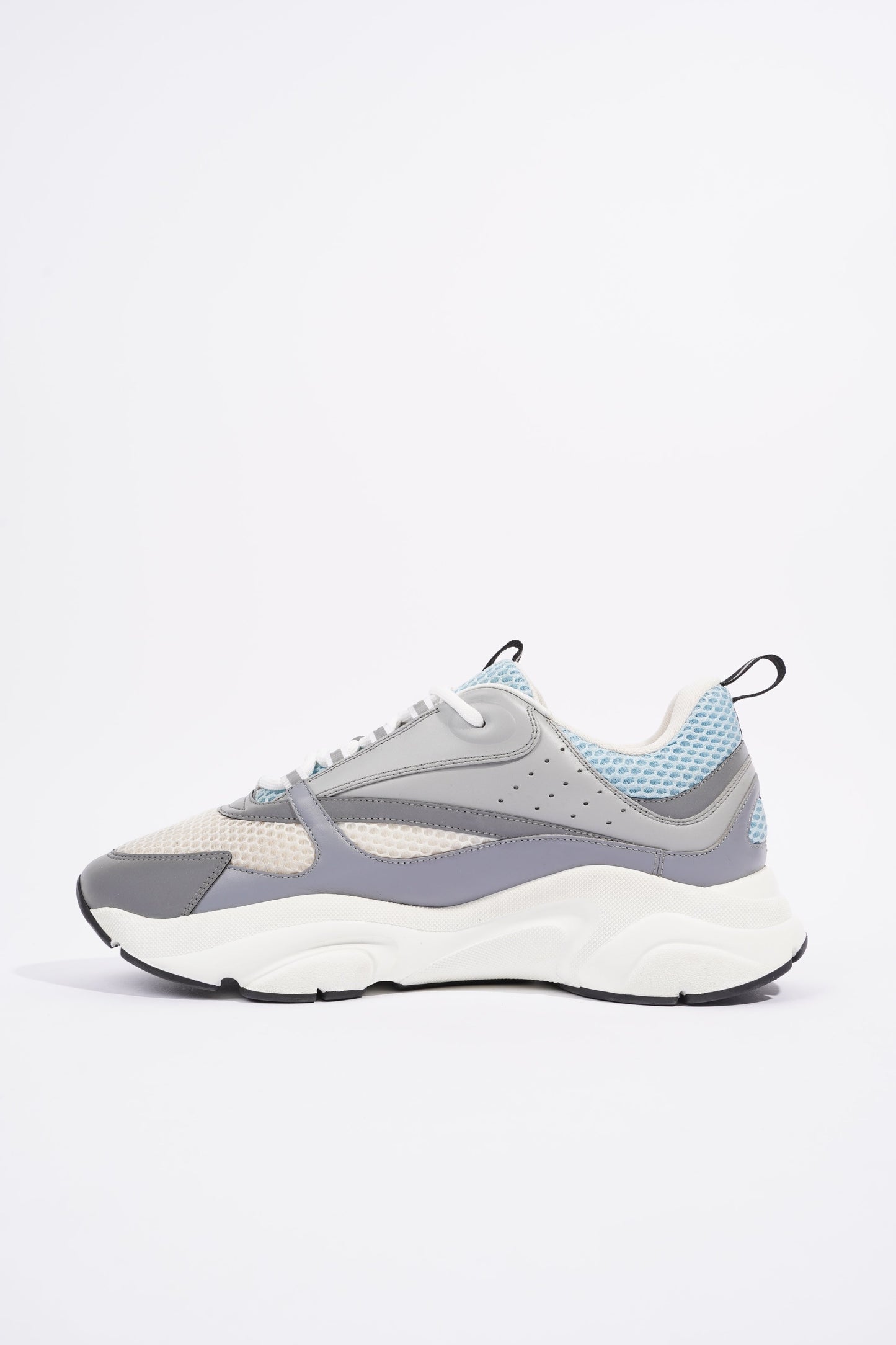 Christian Dior B22 White / Grey / Light Blue Mesh EU 44 UK 10