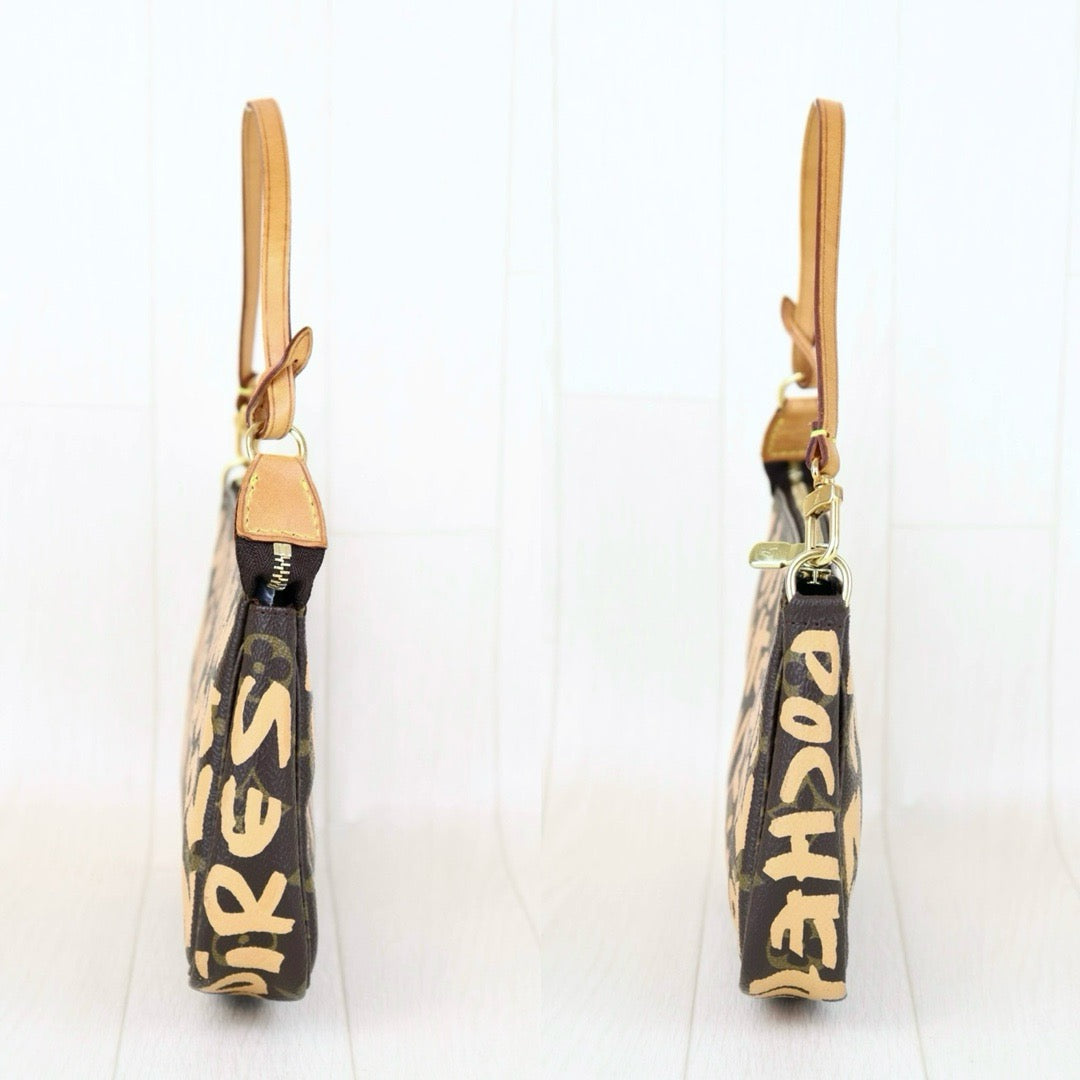 Very Good ( Rank A)｜ LV Spring Summer Collection Monogram Graffiti Pochette Accessoires ｜H24093005