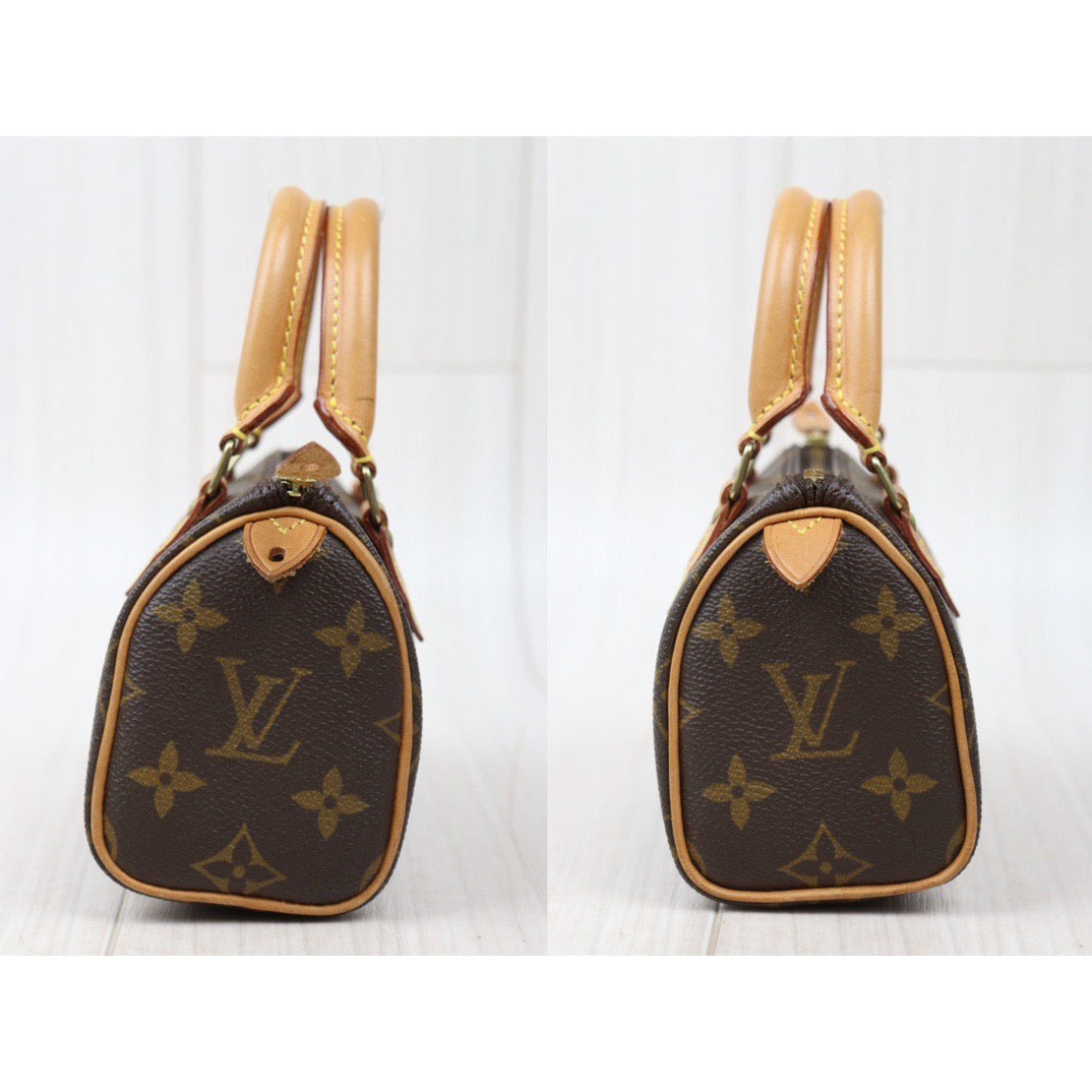 Rank A ｜ LV Monogram Mini Speedy Handbag Wirh Shoulderstrap｜24061321