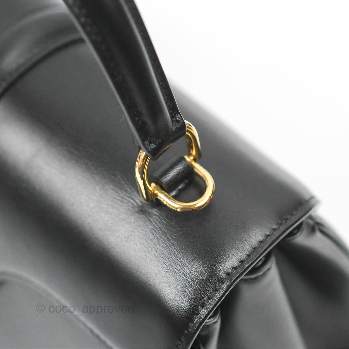 Celine Small 16 Bag Black Satinated Calfskin