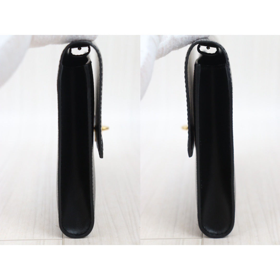 Rank AB｜ LV Epi Shoulder Bag Black｜24071527