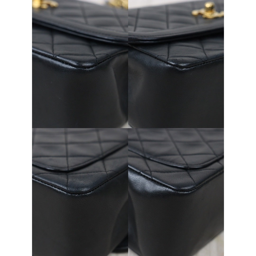 Rank AB｜ CHANEL Matrasse Lamb Skin Chain Bag Made in 1989-1991 Year｜P24062802