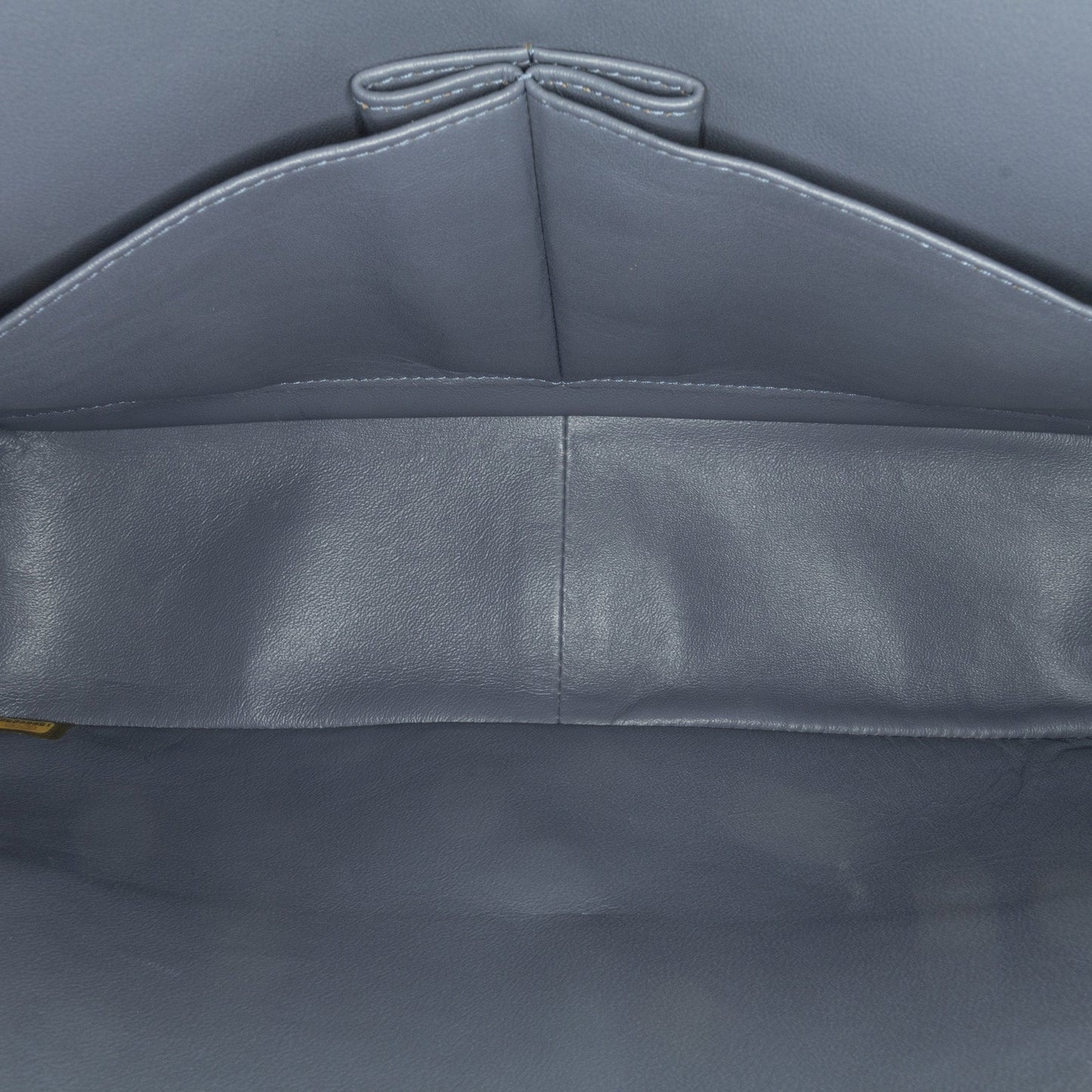 Purple Chanel Jumbo Classic Lambskin Double Flap Shoulder Bag