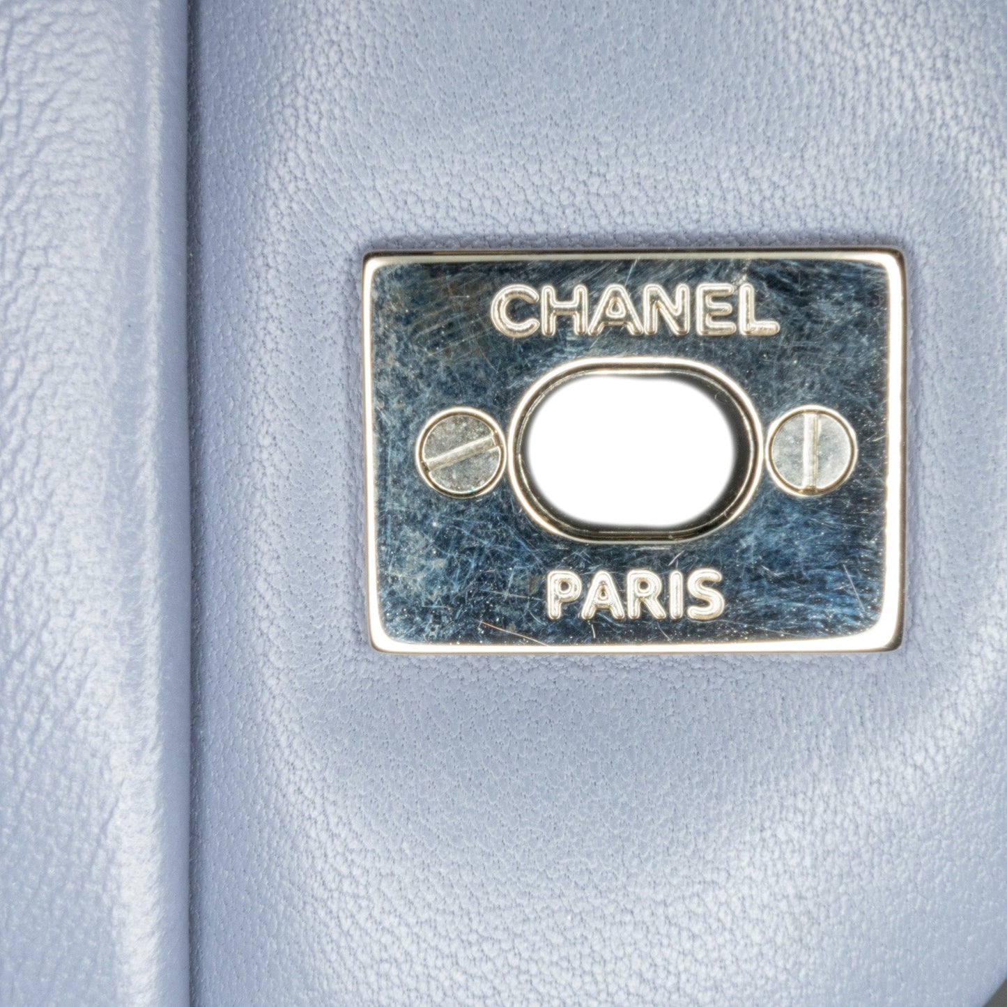 Purple Chanel Jumbo Classic Lambskin Double Flap Shoulder Bag