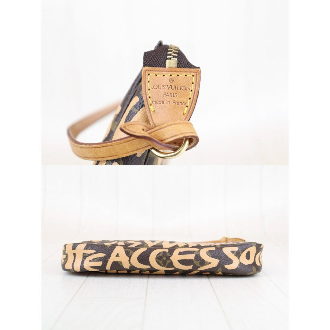 Very Good ( Rank A)｜ LV Spring Summer Collection Monogram Graffiti Pochette Accessoires ｜H24093005