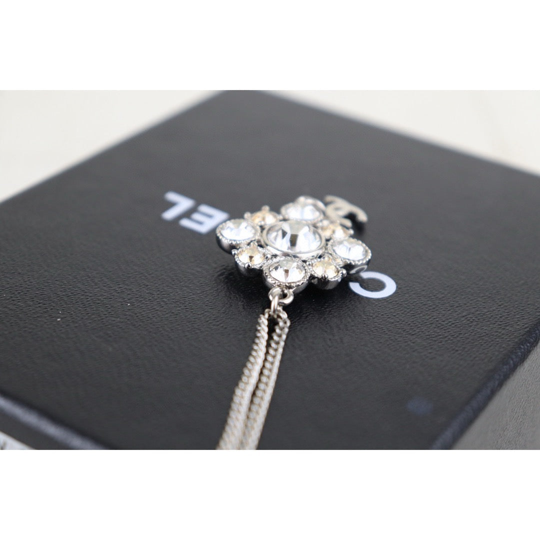 Very Good ( Rank A) ｜CHANEL COCO Mark Colorblock Rhinestone Chocker Necklace｜H25011109