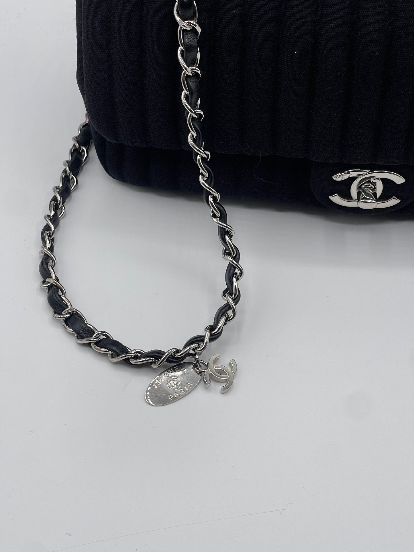 Chanel - Timeless en jersey noir