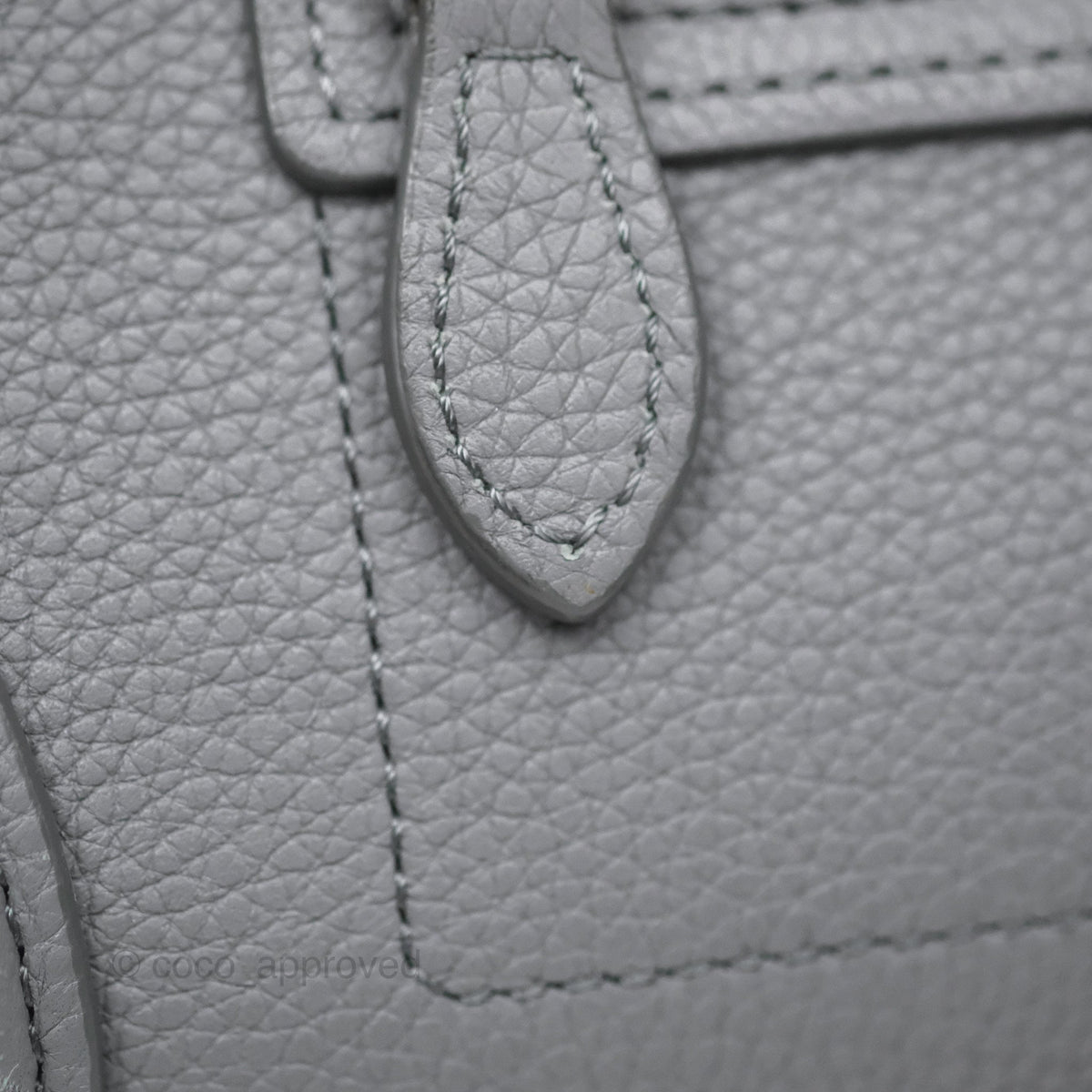 Celine Nano Luggage Bag Grey Drummed Calfskin
