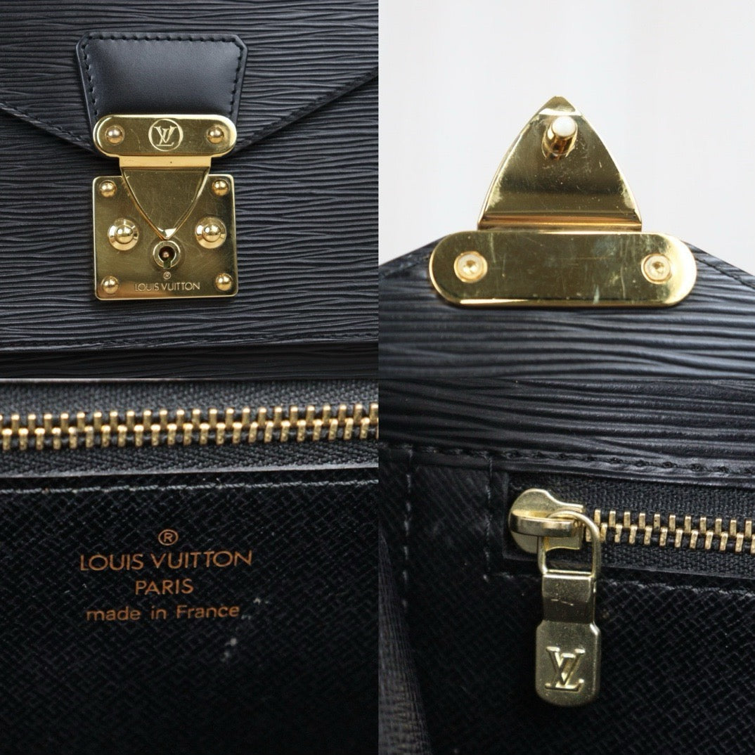 Very Good ( Rank A)｜ LV Epi Monceau28 Black Shoulder Bag ｜24091920